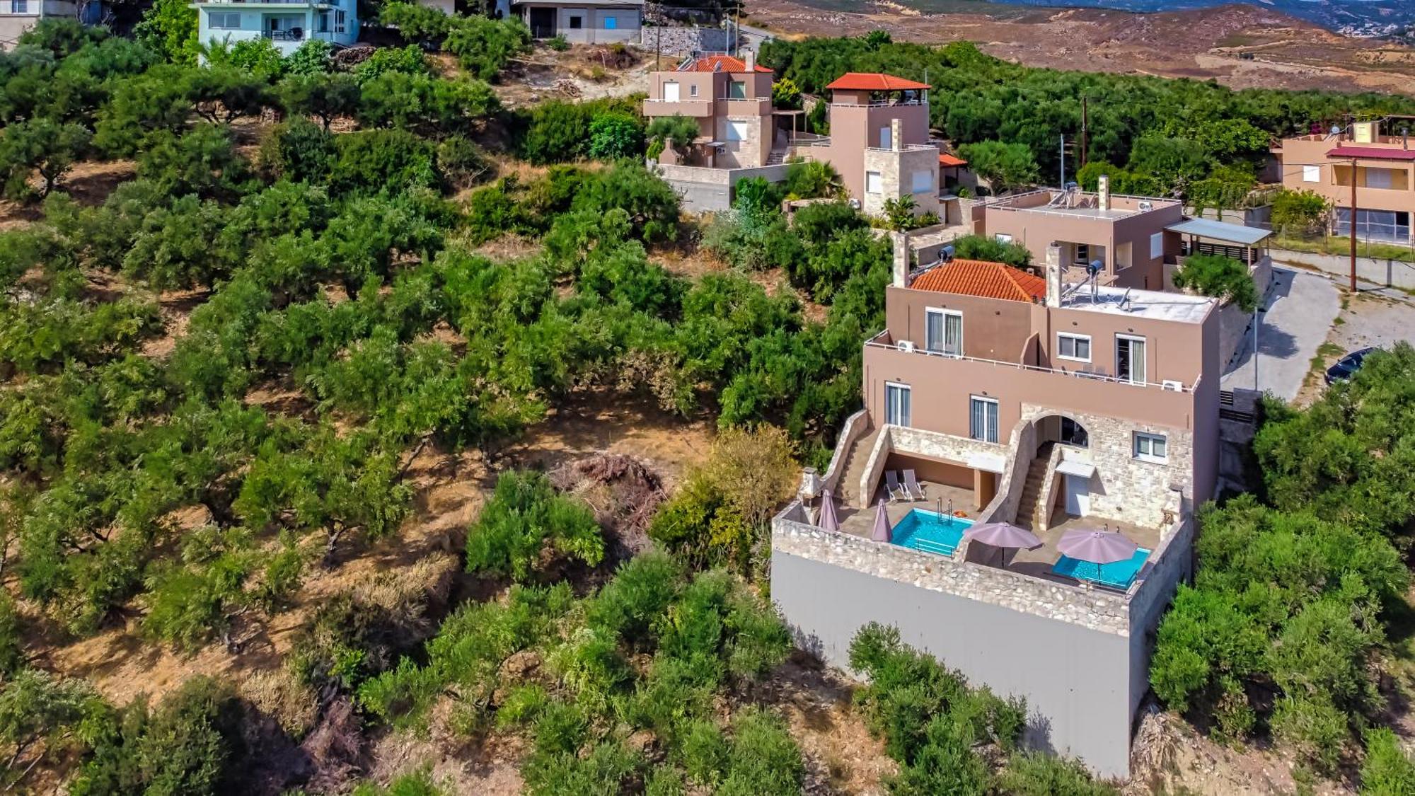 Theo Villas With Sea View Marathokefála Eksteriør billede
